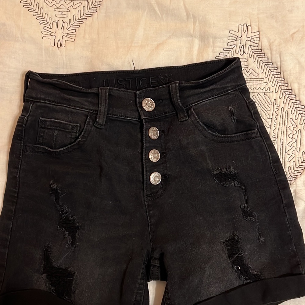 Justice girls shorts sz 12